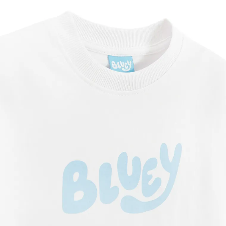 Cool Club, T-shirt dziecięcy, biały, Bluey