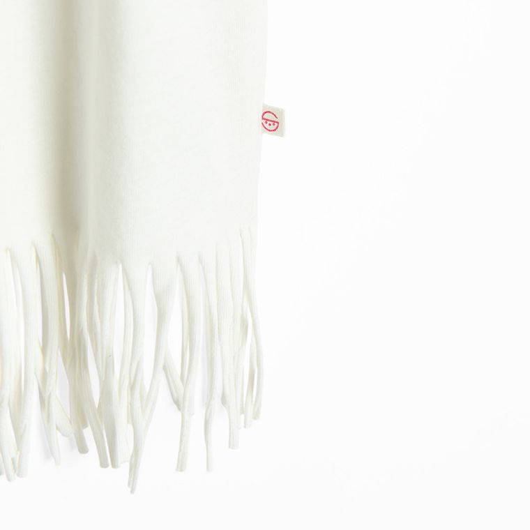 Cool Club, T-shirt dziewczęcy bez rękawów, biały