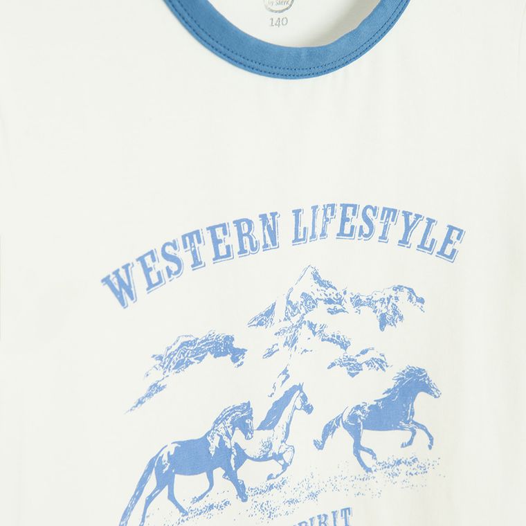 Cool Club, T-shirt dziewczęcy, biały