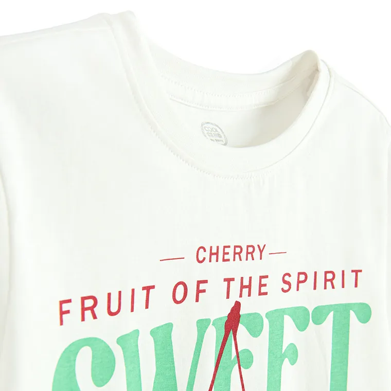 Cool Club, T-shirt dziewczęcy, biały