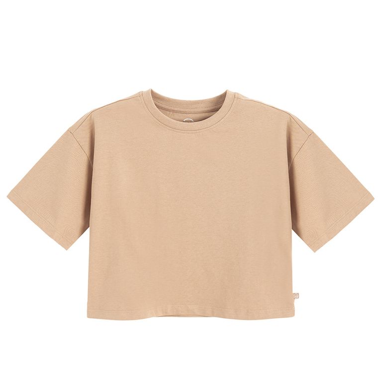 Cool Club, T-shirt dziewczęcy, crop top, mix, zestaw, 5 szt.