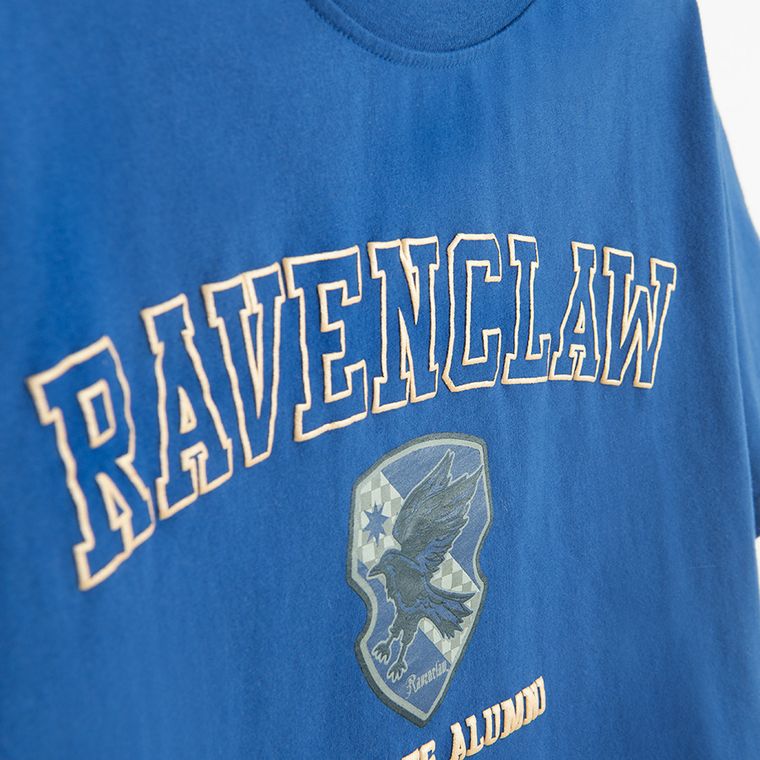 Cool Club, T-shirt dziewczęcy, crop top, niebieski, Harry Potter