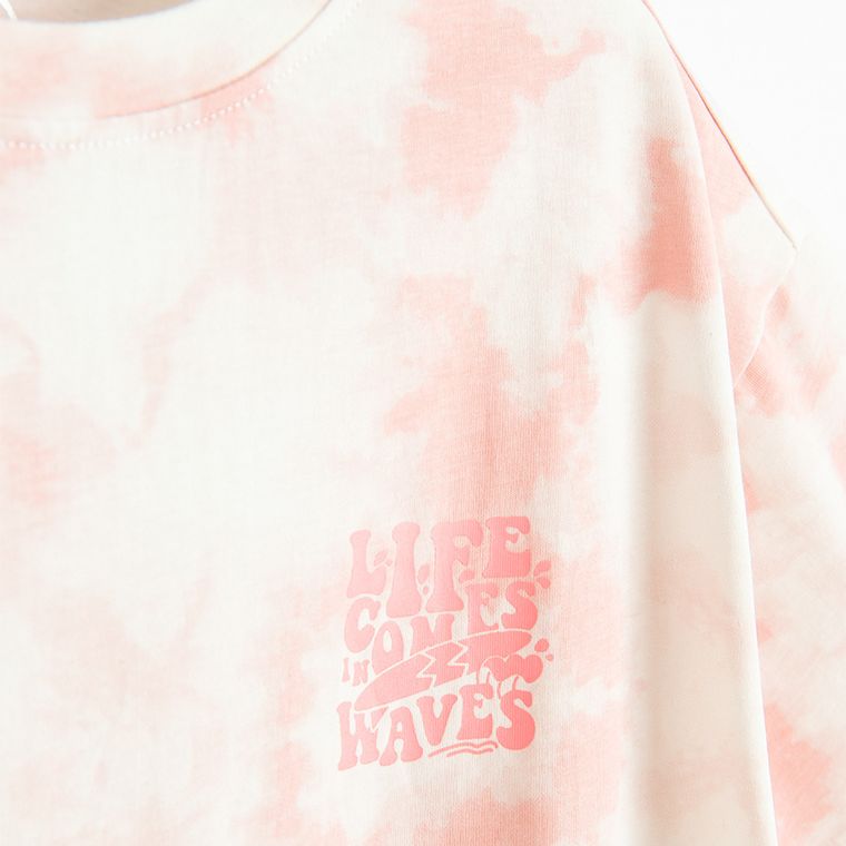 Cool Club, T-shirt dziewczęcy, oversize, mix