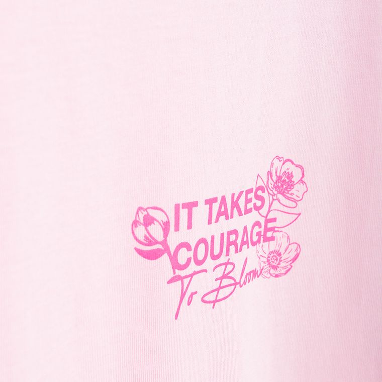 Cool Club, T-shirt dziewczęcy, oversize, różowy