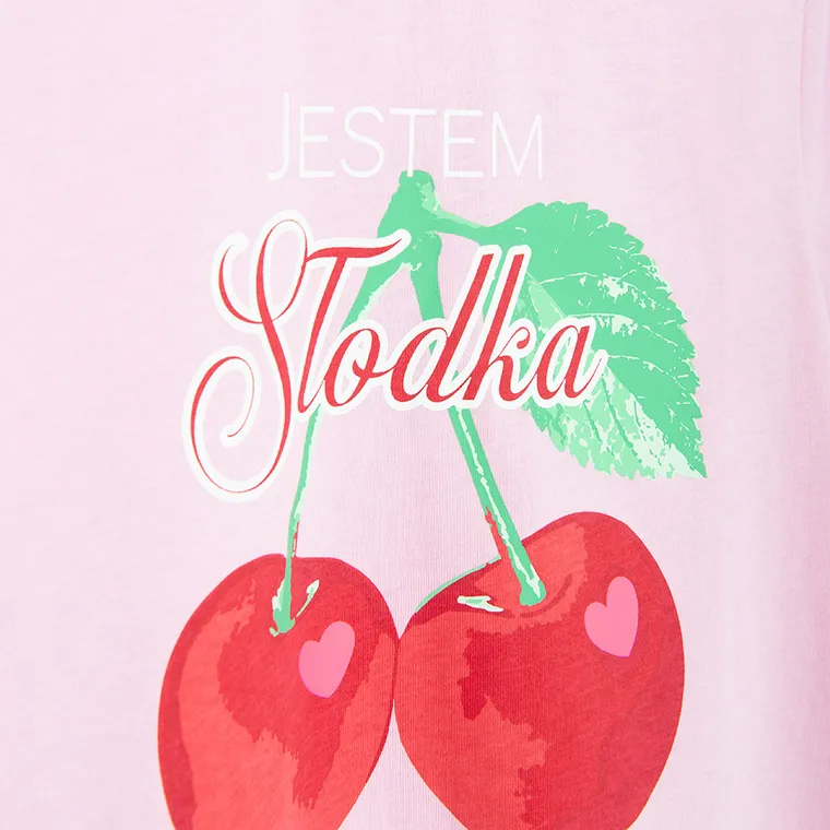 Cool Club, T-shirt dziewczęcy, różowy