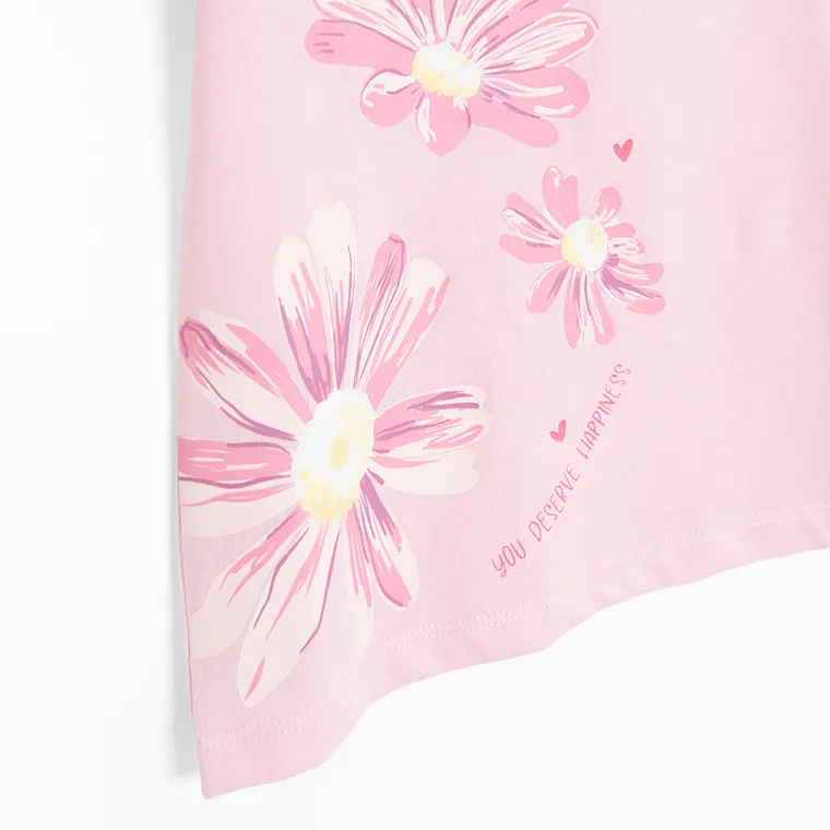 Cool Club, T-shirt dziewczęcy, różowy