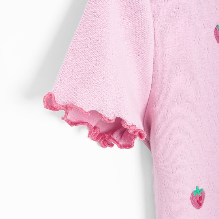 Cool Club, T-shirt dziewczęcy, różowy