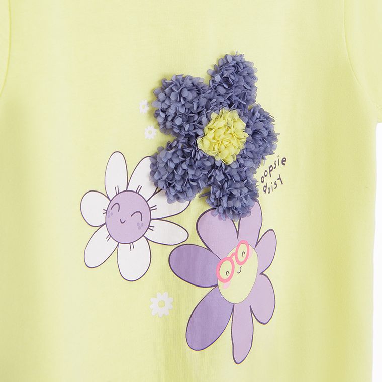 Cool Club, T-shirt dziewczęcy, żółty