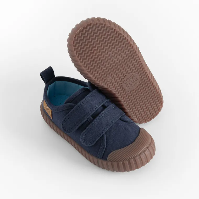 Cool Club, Trampki chłopięce, granatowe, Zdrowa Stopa, podeszwa Barefoot