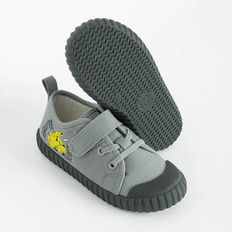 Cool Club, Trampki chłopięce, szare, podeszwa Barefoot, Pokemon