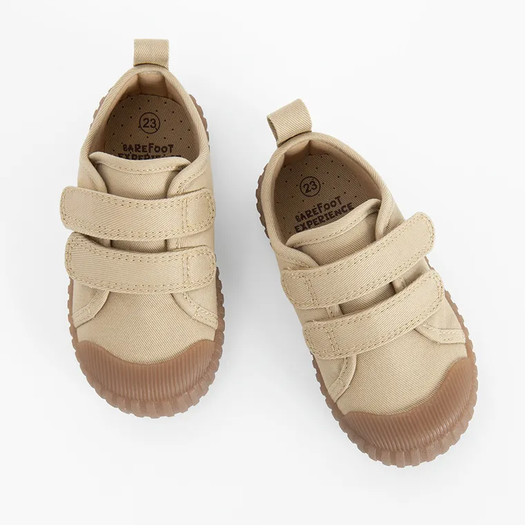 Cool Club, Trampki dziecięce, beżowe, Zdrowa Stopa, podeszwa Barefoot, Pucio