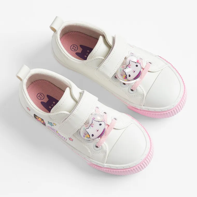 Cool Club, Trampki dziewczęce, białe, Koci Domek Gabi