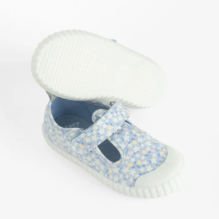 Cool Club, Trampki dziewczęce, niebieskie, Zdrowa Stopa, podeszwa Barefoot