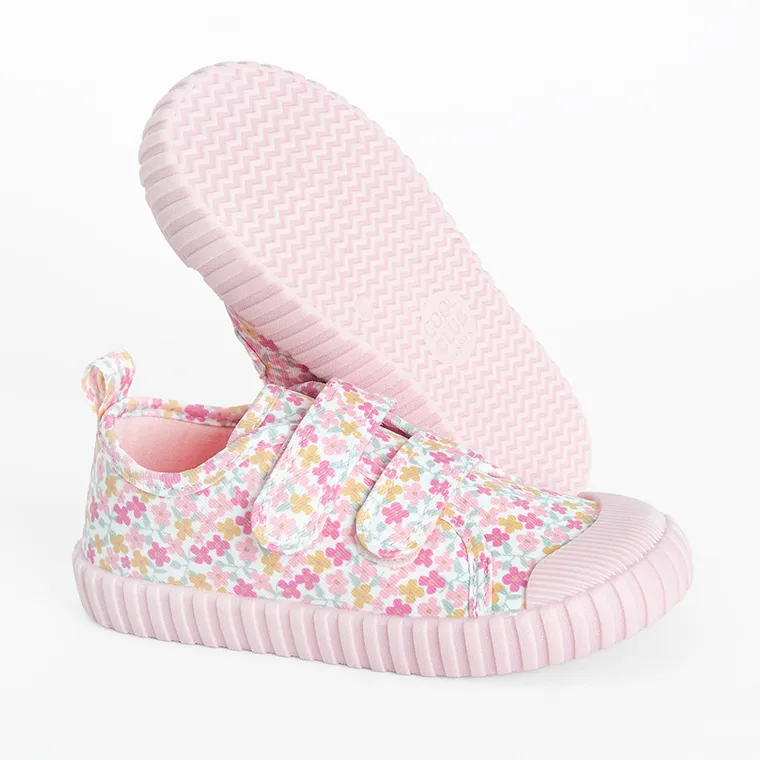 Cool Club, Trampki dziewczęce, różowe, Zdrowa Stopa, podeszwa Barefoot