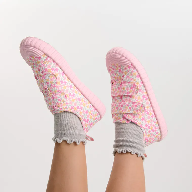 Cool Club, Trampki dziewczęce, różowe, Zdrowa Stopa, podeszwa Barefoot