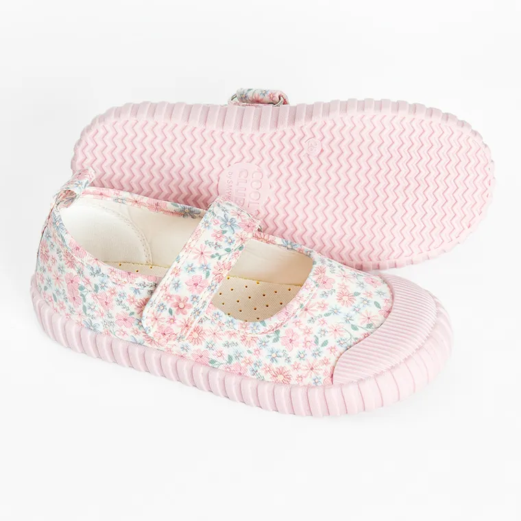 Cool Club, Trampki dziewczęce, różowe, Zdrowa Stopa, podeszwa Barefoot