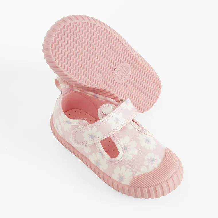 Cool Club, Trampki dziewczęce, różowe, Zdrowa Stopa, podeszwa Barefoot