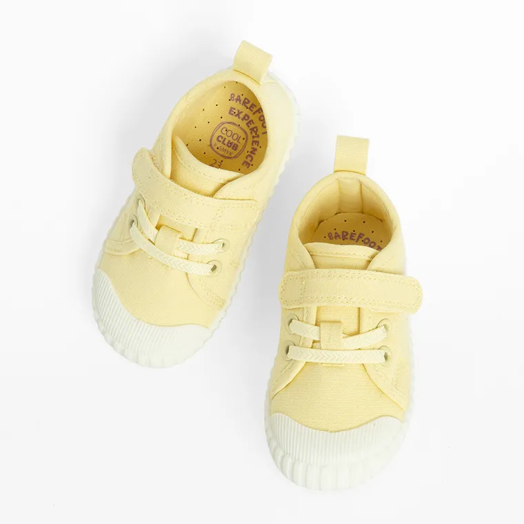 Cool Club, Trampki dziewczęce, żółte, Zdrowa Stopa, podeszwa Barefoot