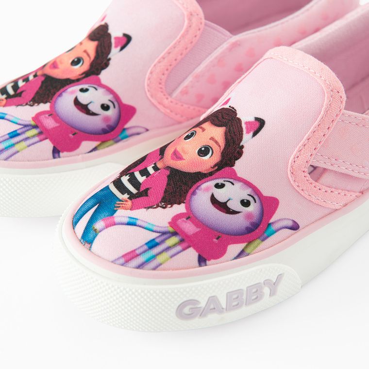 Cool Club, Trampki slip on dziewczęce, różowe, Koci Domek Gabi