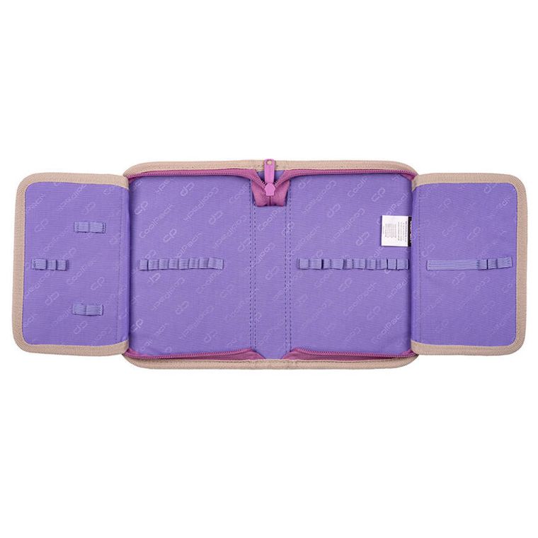 CoolPack, Clipper, piórnik rozkładany, pojedynczy, z wyposażeniem, White Bunny