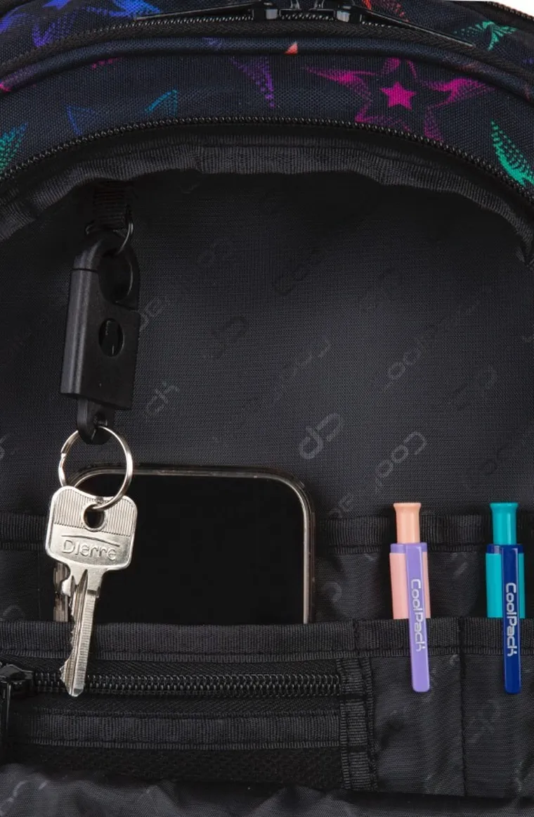 CoolPack, Factor, plecak szkolny, 3-komorowy, Starfish