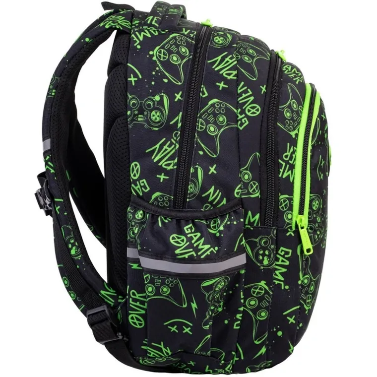 CoolPack, Jerry, plecak szkolny, 3-komorowy, Game Night