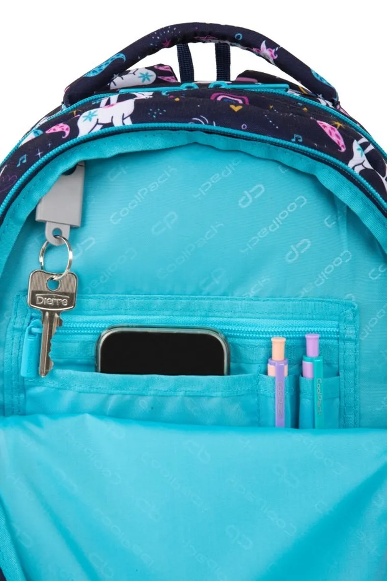 CoolPack, Jerry, plecak szkolny, 3-komorowy, Mrs Unicorn