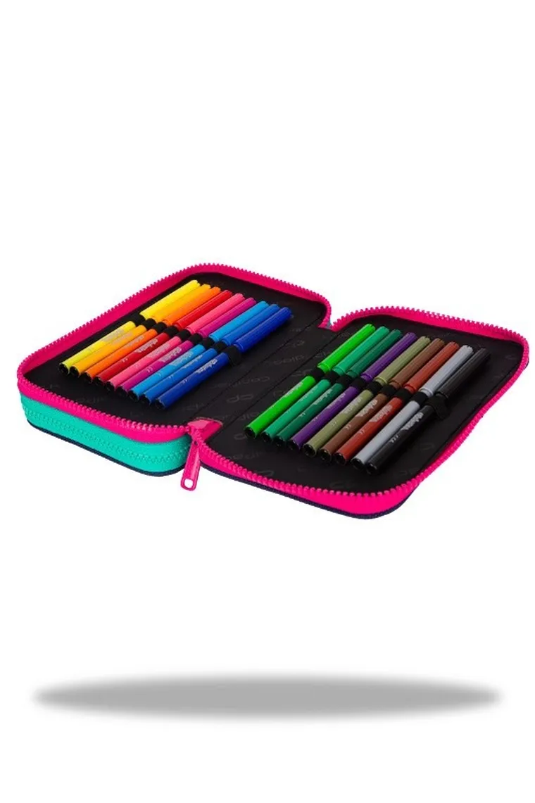 CoolPack, Jumper 2, Lady Color, piórnik podwójny z wyposażeniem