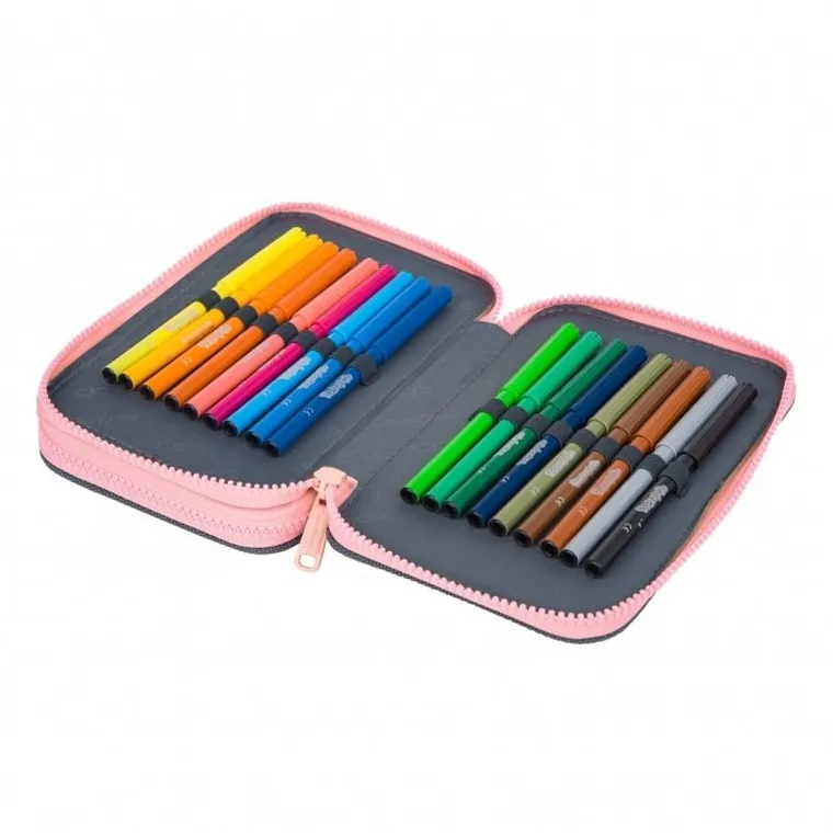 CoolPack, Jumper 2, piórnik rozkładany, podwójny, z wyposażeniem, Catnip