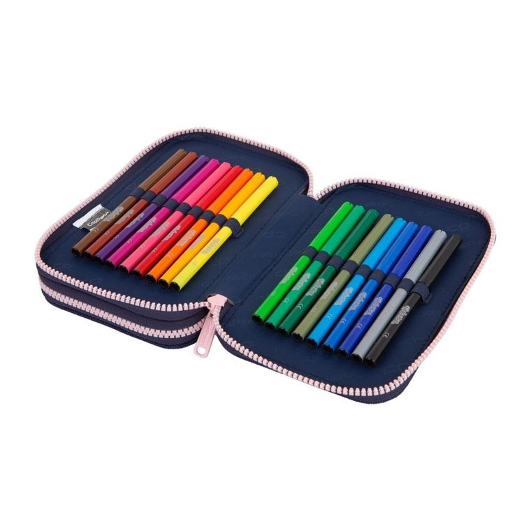 CoolPack, Jumper 2, piórnik rozkładany, podwójny, z wyposażeniem, Elisabeth