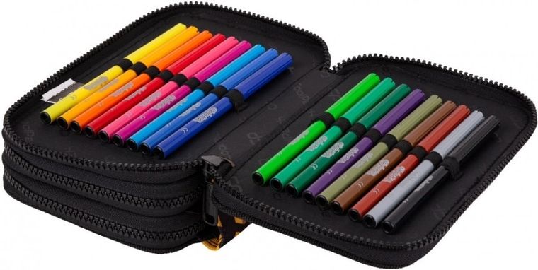 CoolPack, Jumper 2, piórnik rozkładany, podwójny, z wyposażeniem, Game Zone