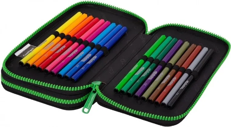 CoolPack, Jumper 2, piórnik rozkładany, podwójny, z wyposażeniem, Kids From The Block