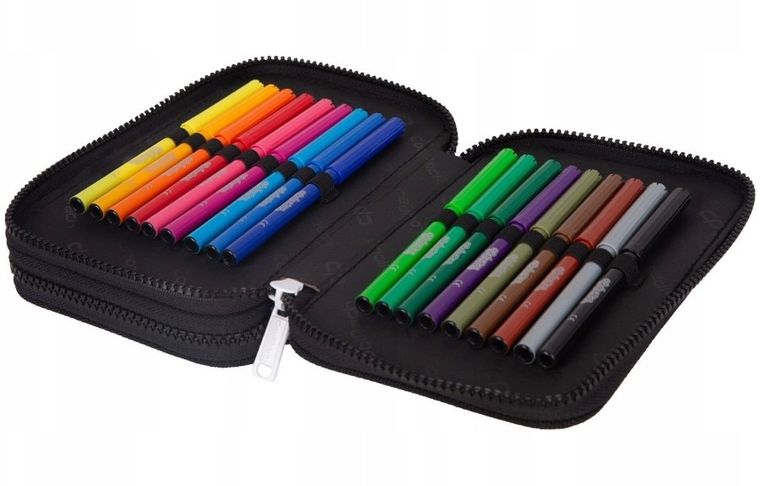 CoolPack, Jumper 2, piórnik rozkładany, podwójny, z wyposażeniem, Let's Gol