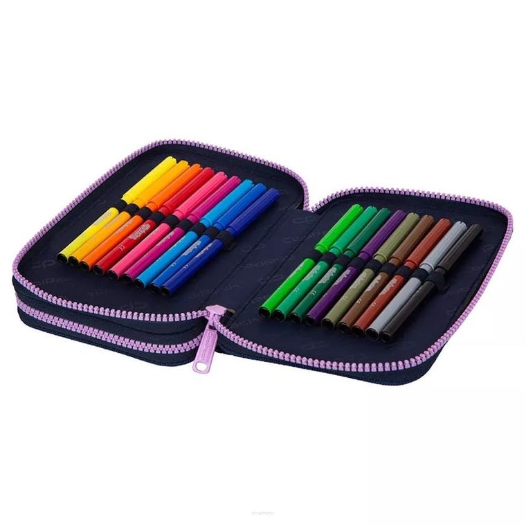 CoolPack, Jumper 2, piórnik rozkładany, podwójny, z wyposażeniem, Oh My Deer