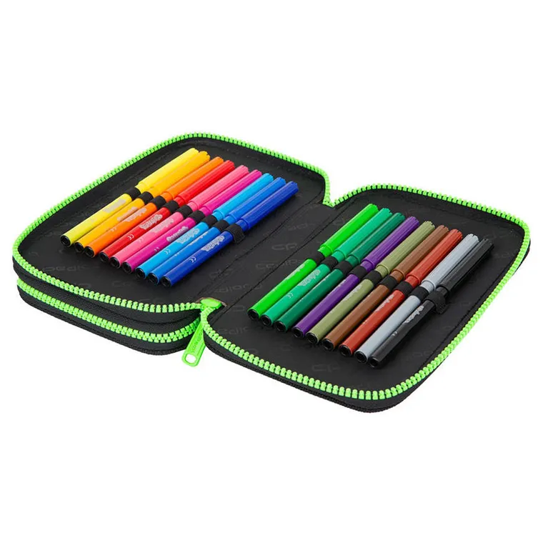 CoolPack, Jumper 2, piórnik rozkładany, podwójny, z wyposażeniem, Peek a Boo