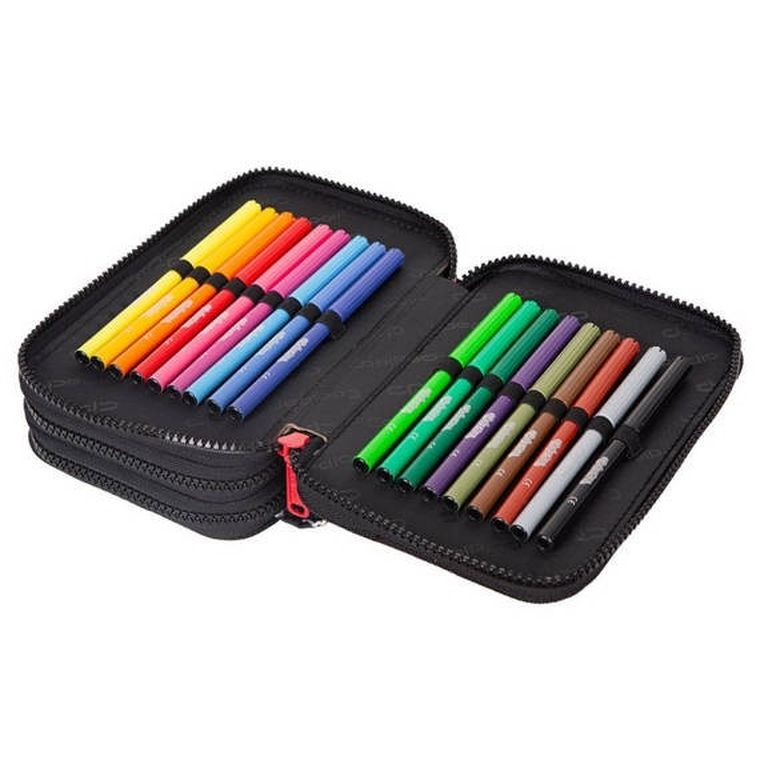 CoolPack, Jumper 3, piórnik rozkładany, potrójny, z wyposażeniem, Bear