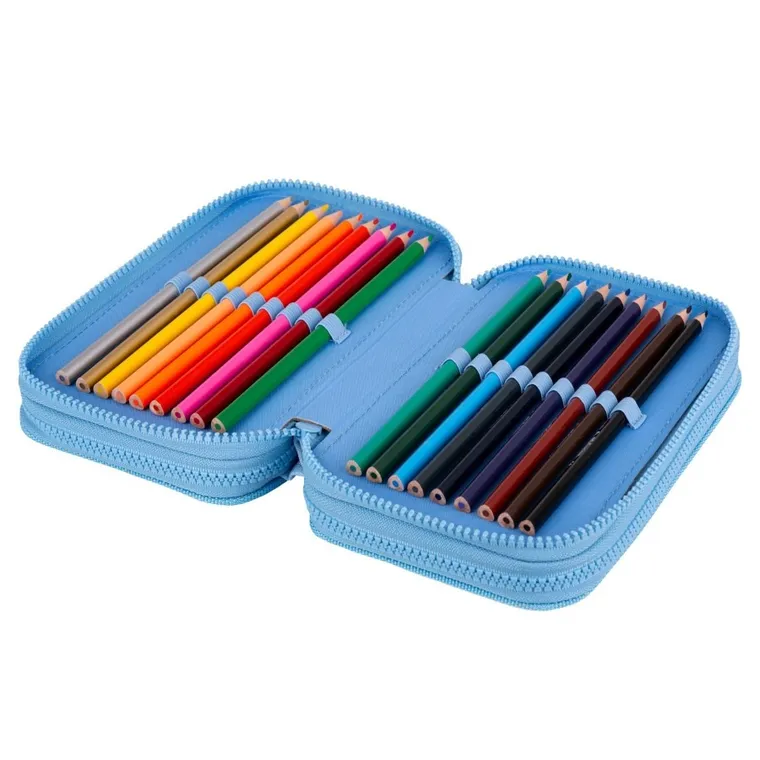 CoolPack, Jumper 3, piórnik rozkładany, potrójny, z wyposażeniem, Daisy Sun