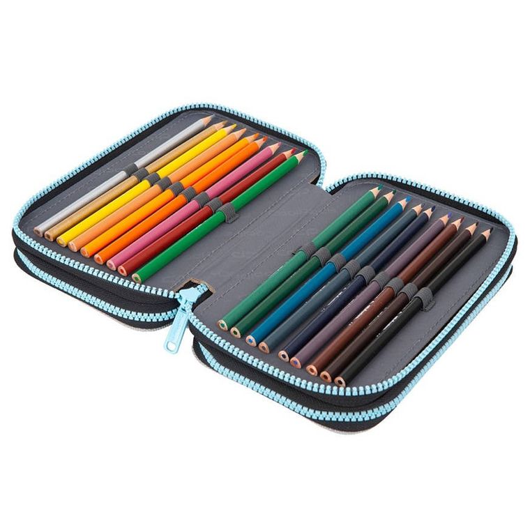 CoolPack, Jumper 3, piórnik rozkładany, potrójny, z wyposażeniem, Doggy