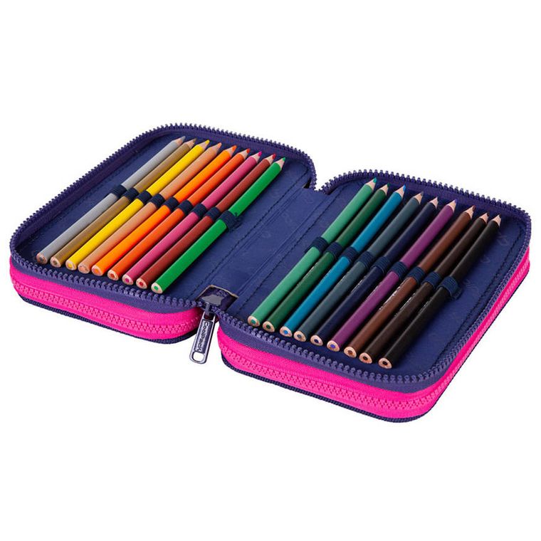 CoolPack, Jumper 3, piórnik rozkładany, potrójny, z wyposażeniem, Gradient Frape