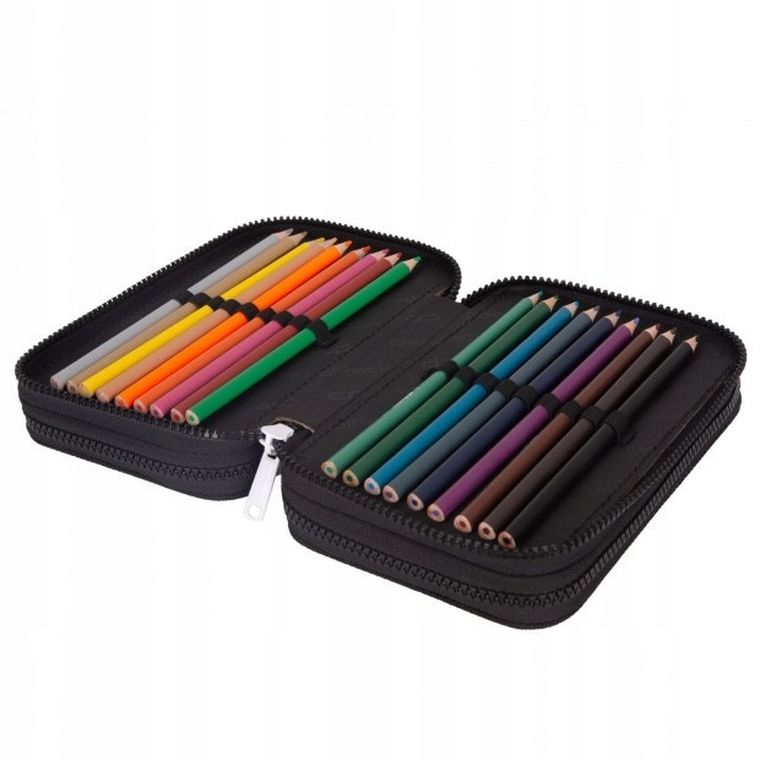 CoolPack, Jumper 3, piórnik rozkładany, potrójny, z wyposażeniem, Let's Gol