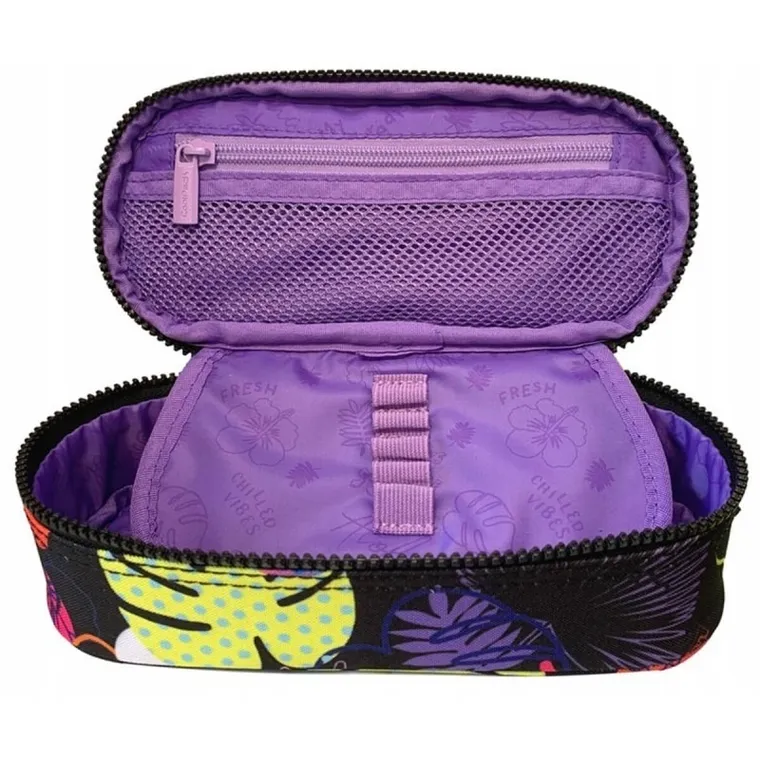 CoolPack, Lilo i Stitch, Campus, piórnik owalny, Black