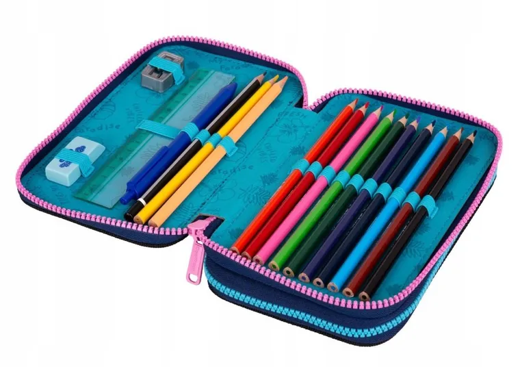 Coolpack, Lilo i Stitch, Jumper 2, piórnik rozkładany, podwójny, z wyposażeniem