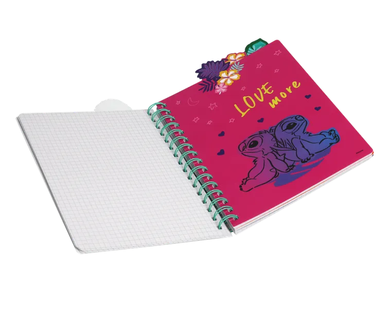 CoolPack, Lilo i Stitch, kołobrulion A5, 100 kartek, kratka, 1 szt.