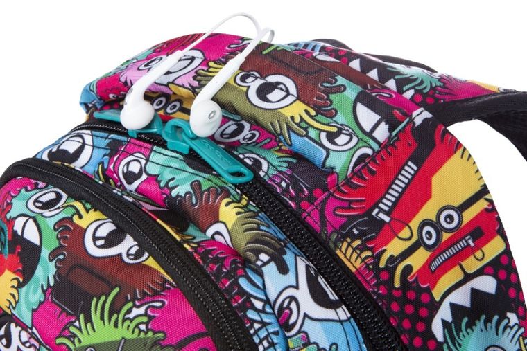 CoolPack, Prime, plecak szkolny, Wiggly Eyes Pink