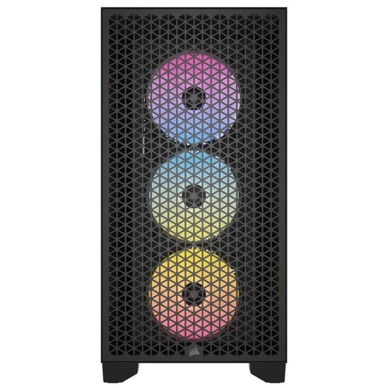 Corsair, obudowa komputerowa, 3000D Airflow RGB TG Mid-Tower, czarna