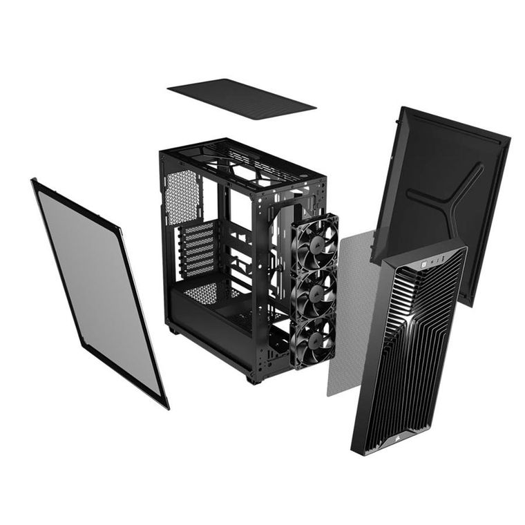 Corsair, obudowa komputerowa, 3200D RS Mid-Tower, czarna
