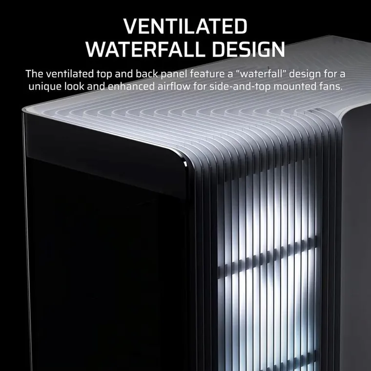 Corsair, Obudowa komputerowa, FRAME 4500X LX-R RGB Biała Mid Tower ATX