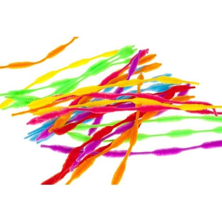 Craft With Fun, ozdoba dekoracyjna, druciki powlekane, kolorowe