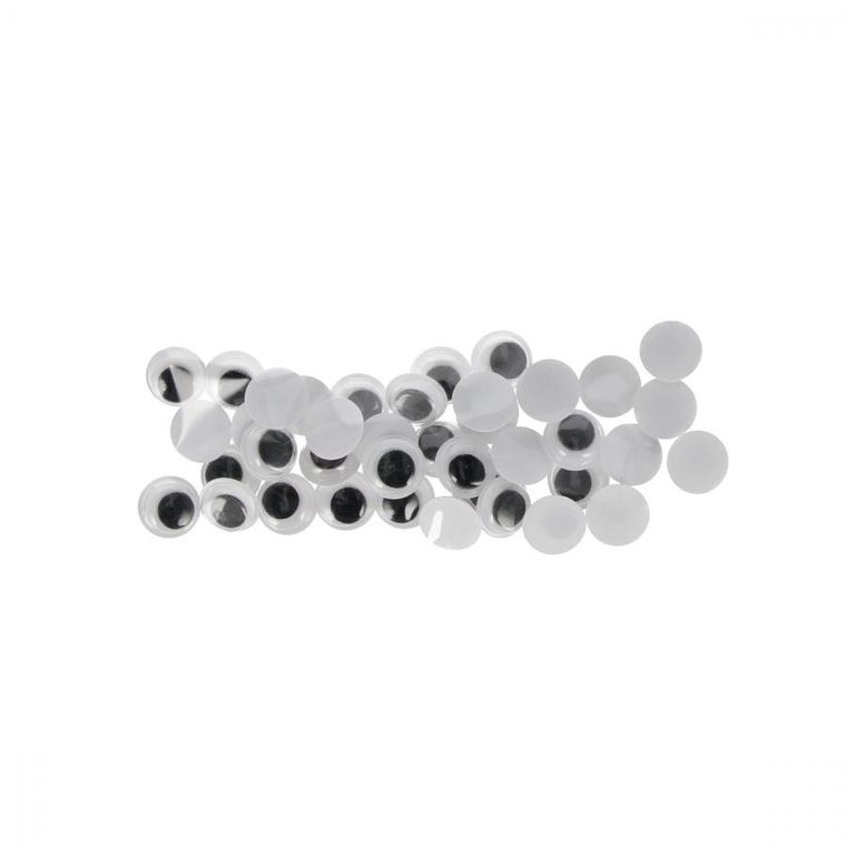 Craft With Fun, ozdoba samoprzylepne, oczy, 3w1