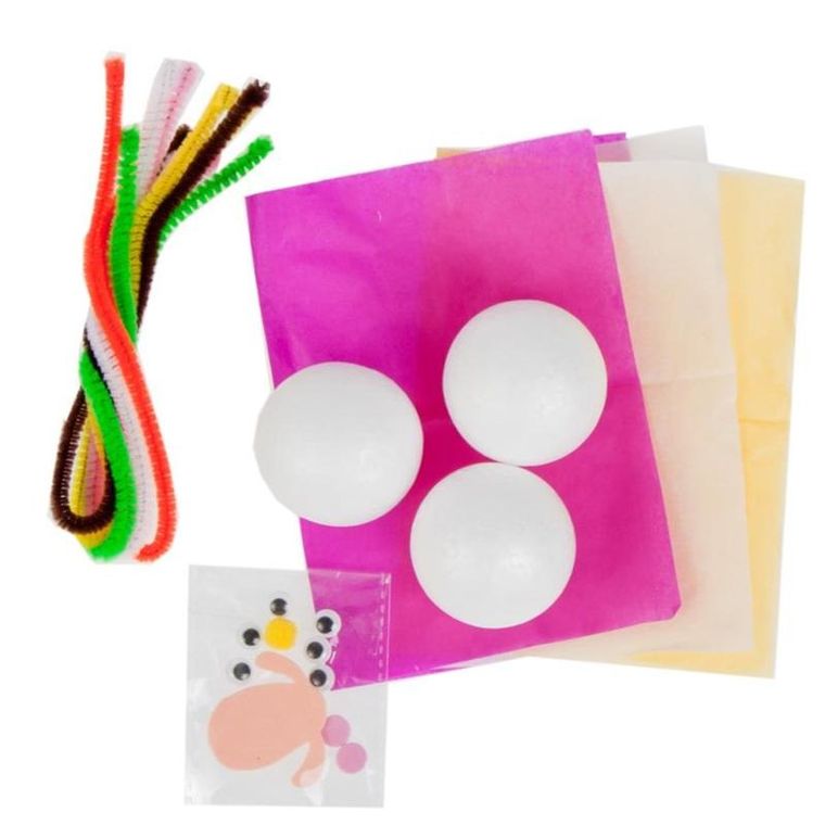 Craft With Fun, zestaw kreatywny, zwierzątka styropianowe
